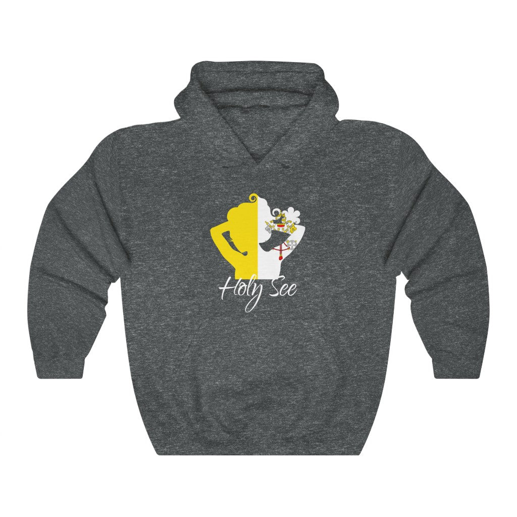 Holy See Lady Flag Hoodie Sweatshirt 2 - Unisex