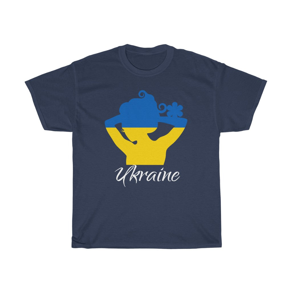 Ukraine Lady Flag Standard Tee 2 - Unisex