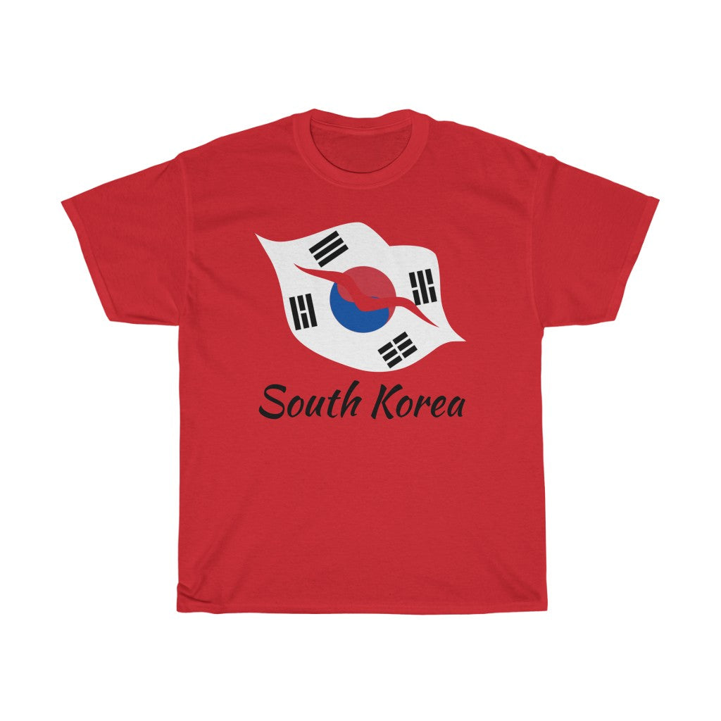 South Korea Lips Flag Standard Tee 1 - Unisex
