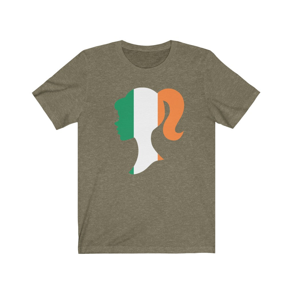Ireland Girl Flag Premium Tee - Unisex
