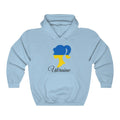 Ukraine Girl Flag Hoodie Sweatshirt 1 - Unisex