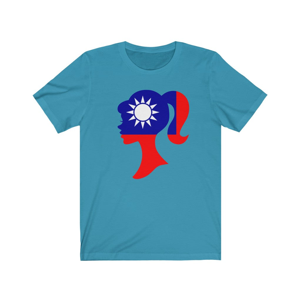 Republic of China - Taiwan Girl Flag Premium Tee - Unisex