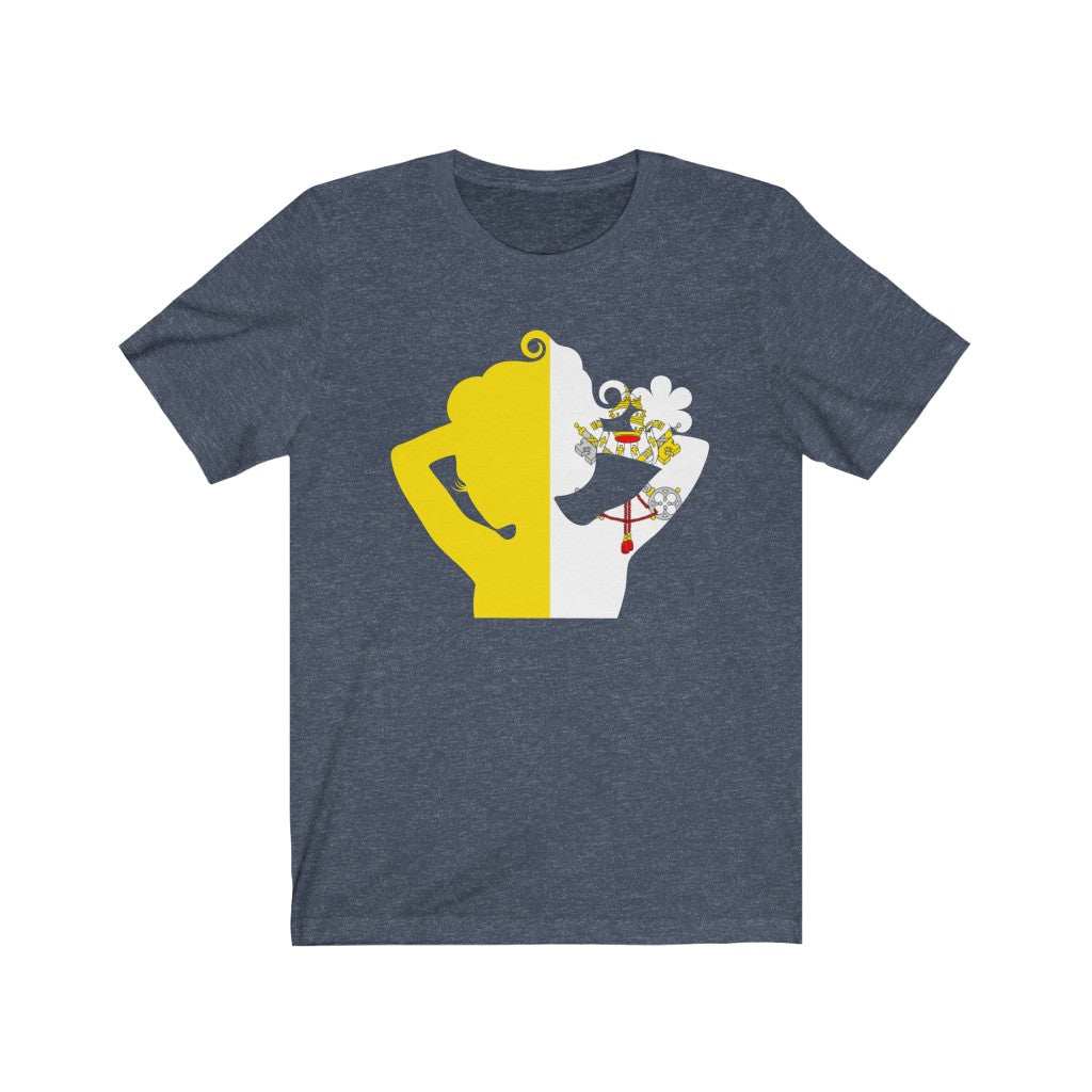 Holy See Lady Flag Premium Tee - Unisex