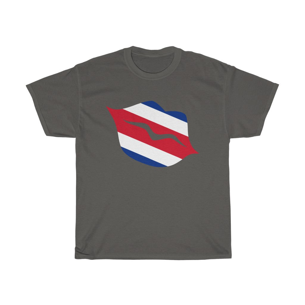 Costa Rica Lips Flag Standard Tee - Unisex