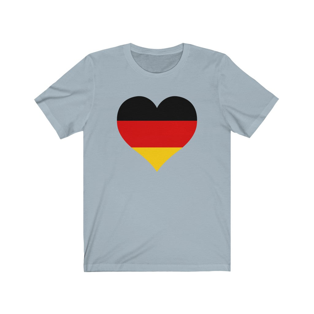 Germany Heart Flag Premium Tee - Unisex