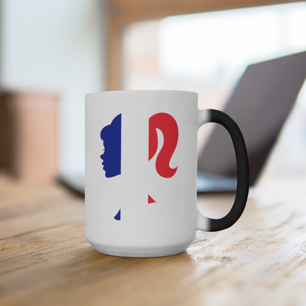 France Girl Color Changing Mug