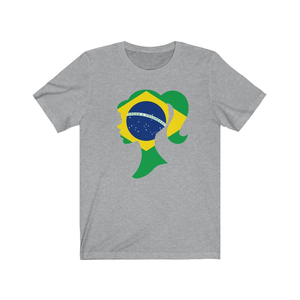 Brazil Girl Flag Premium Tee - Unisex