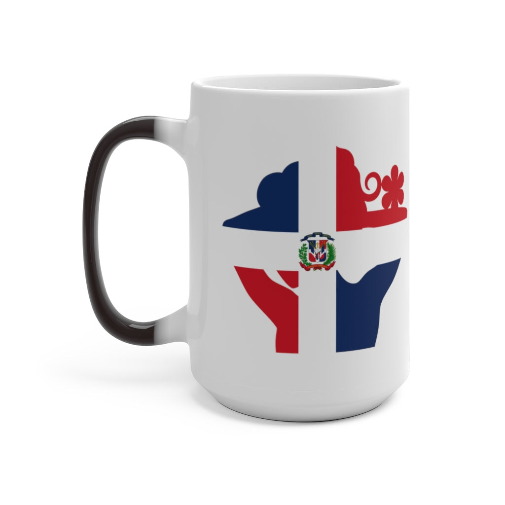 Dominican Republic Lady Color Changing Mug