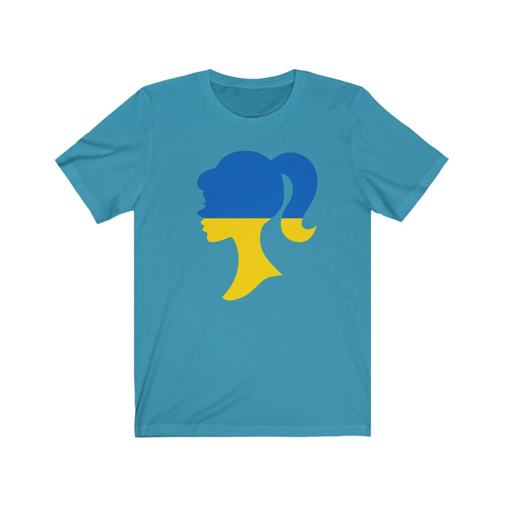 Ukraine Girl Flag Premium Tee - Unisex