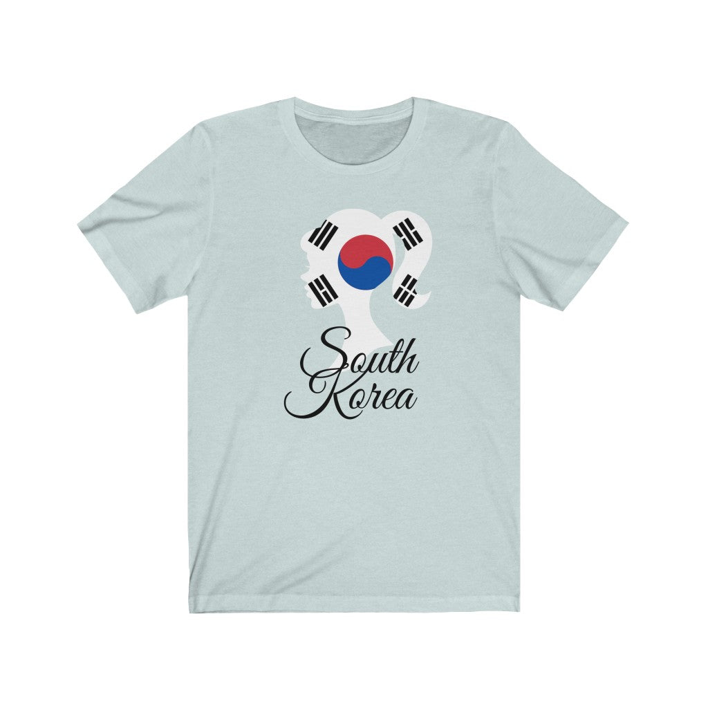 South Korea Girl Flag Premium Tee 1 - Unisex