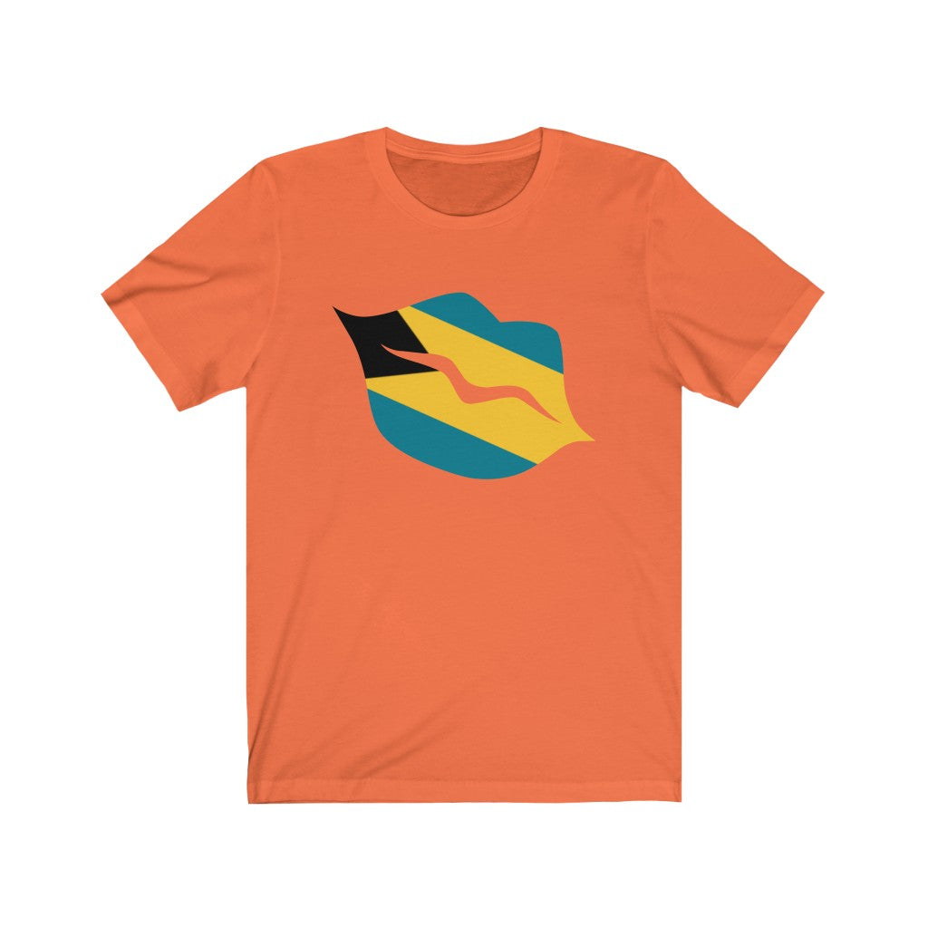 Bahamas Lips Flag Premium Tee - Unisex