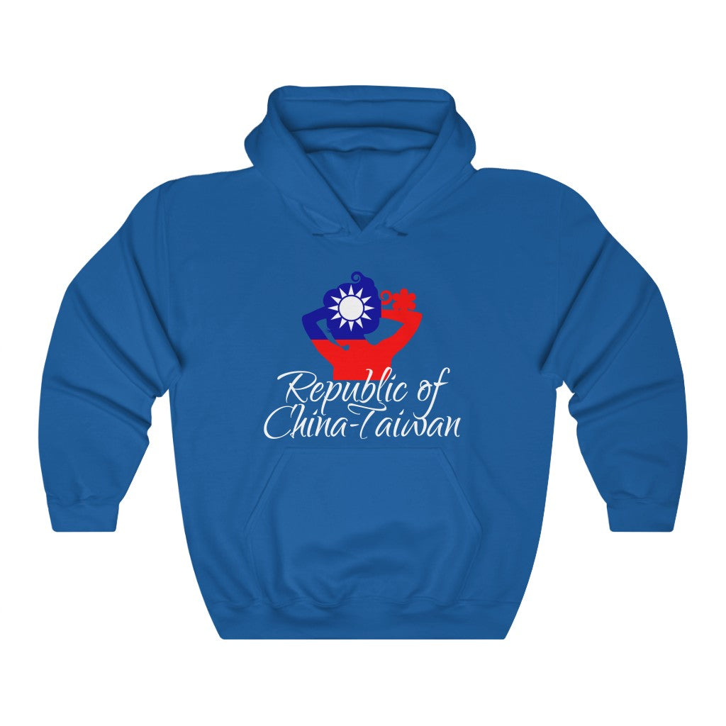 Republic of China - Taiwan Lady Flag Hoodie Sweatshirt 2 - Unisex