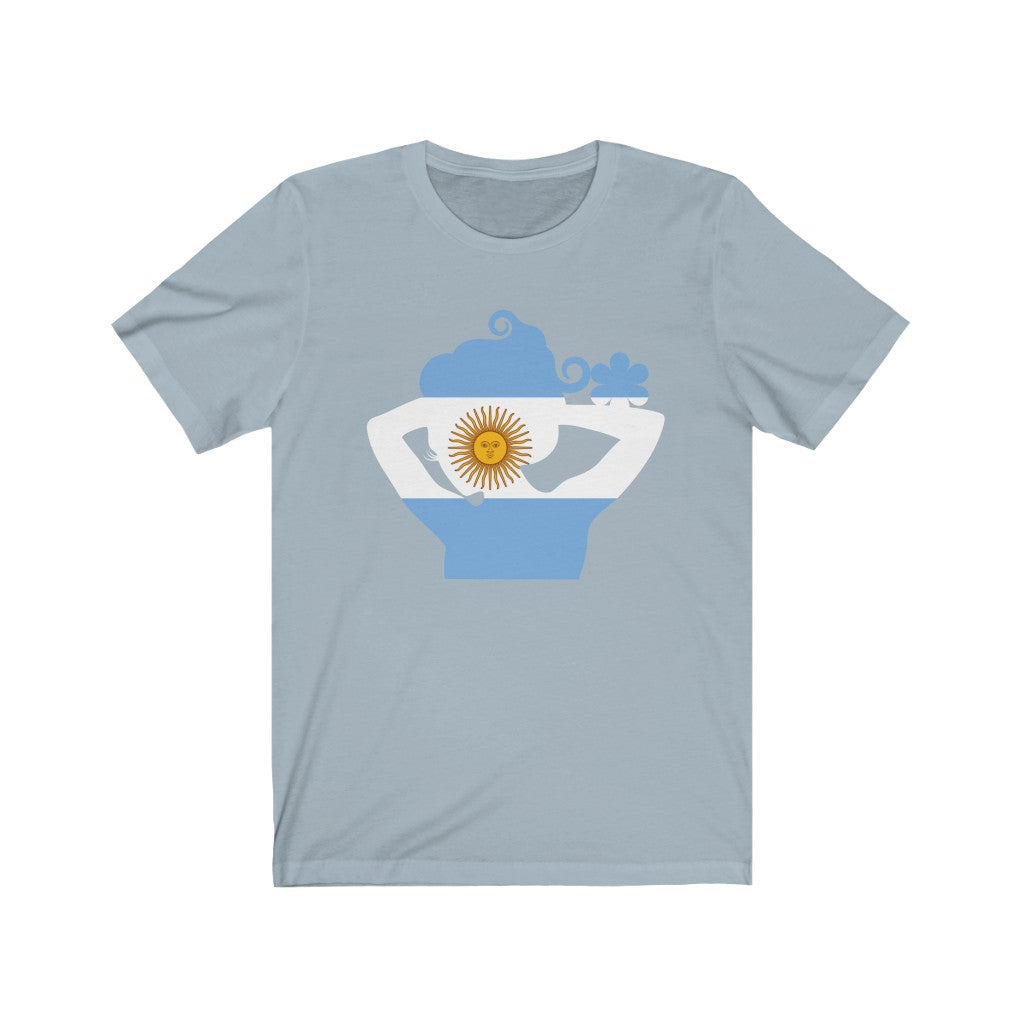 Argentina Lady Flag Premium Tee - Unisex