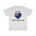 New Zealand Heart Flag Standard Tee 1 - Unisex