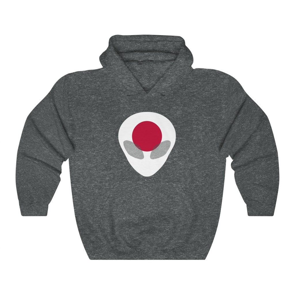 Japan Alien Flag Hoodie Sweatshirt - Unisex