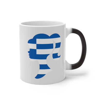 Greece Girl Color Changing Mug