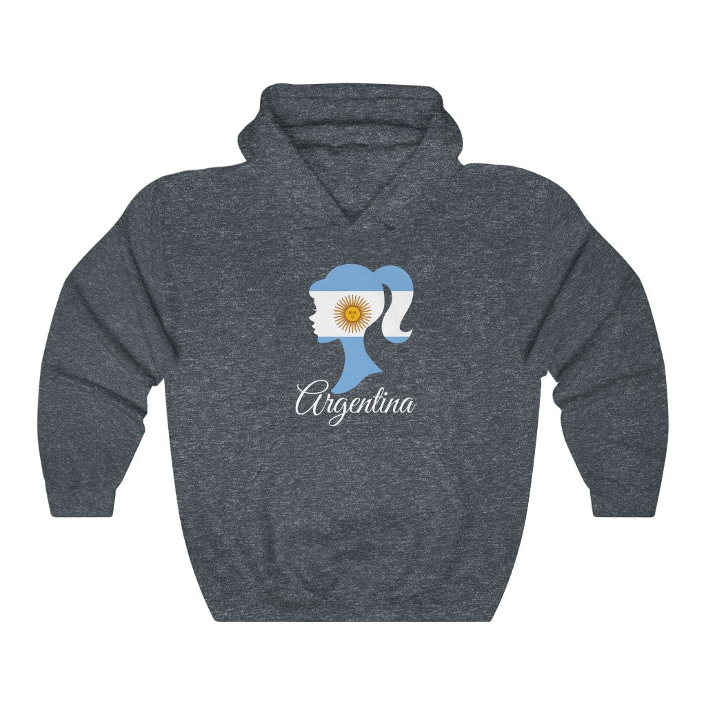 Argentina Girl Flag Hoodie Sweatshirt 2 - Unisex