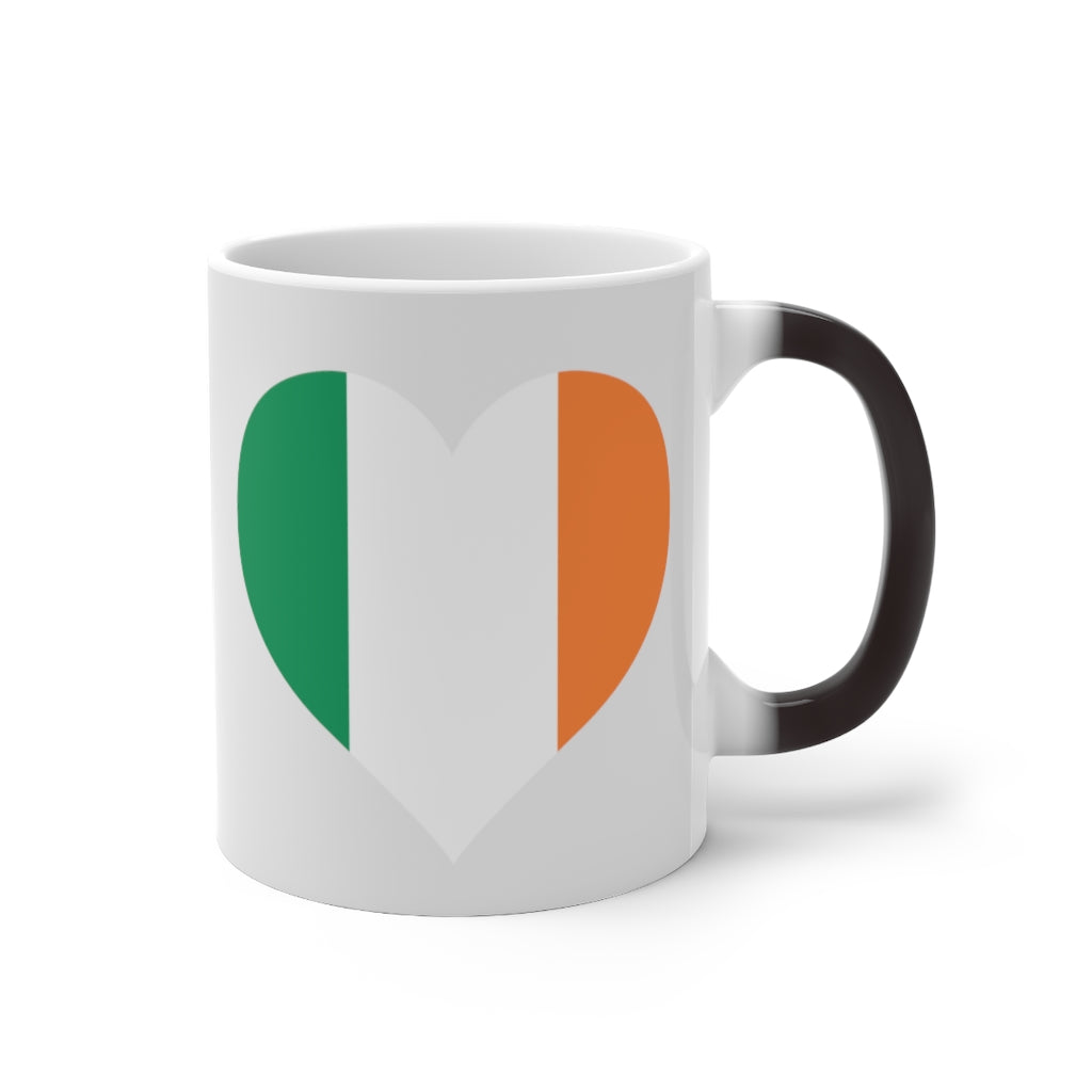 Ireland Heart Color Changing Mug