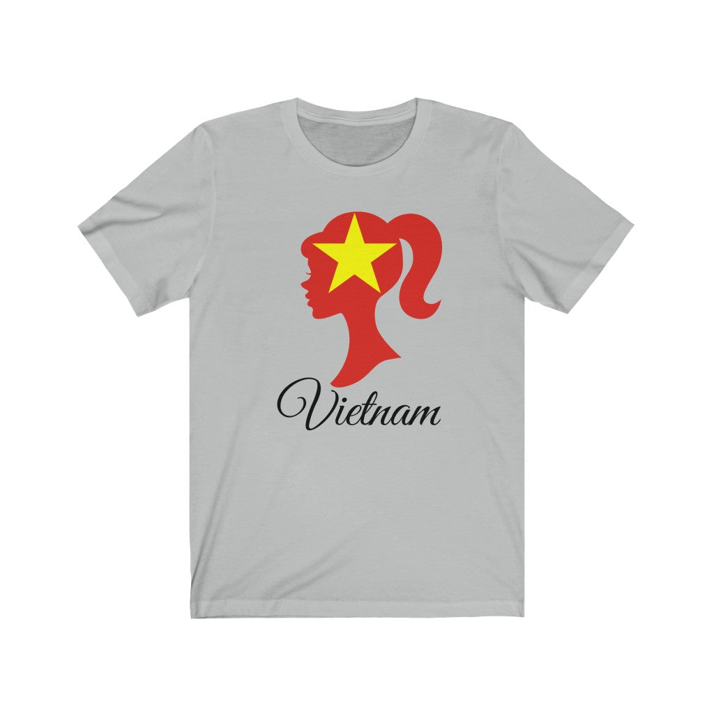 Vietnam Girl Flag Premium Tee 1 - Unisex
