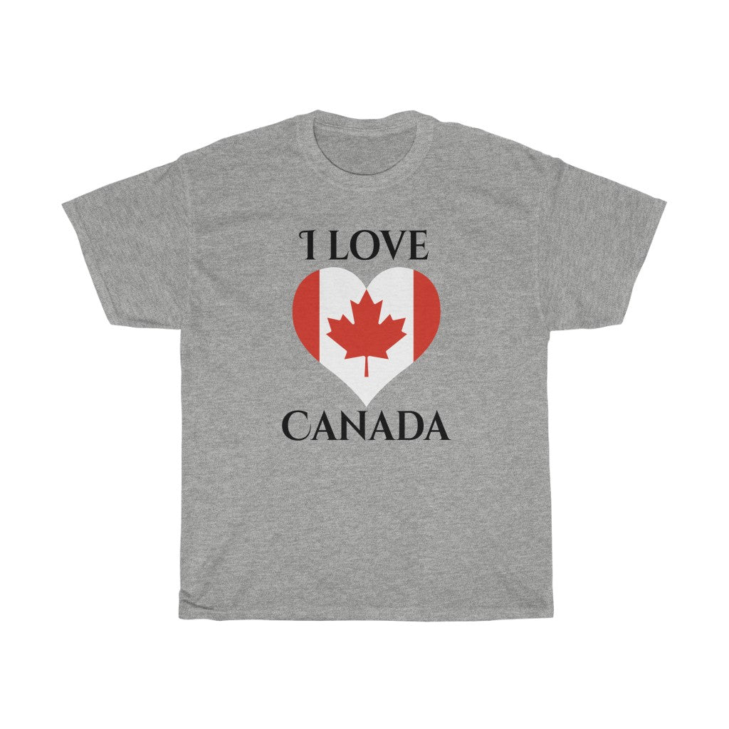 Canada Heart Flag Standard Tee 1 - Unisex
