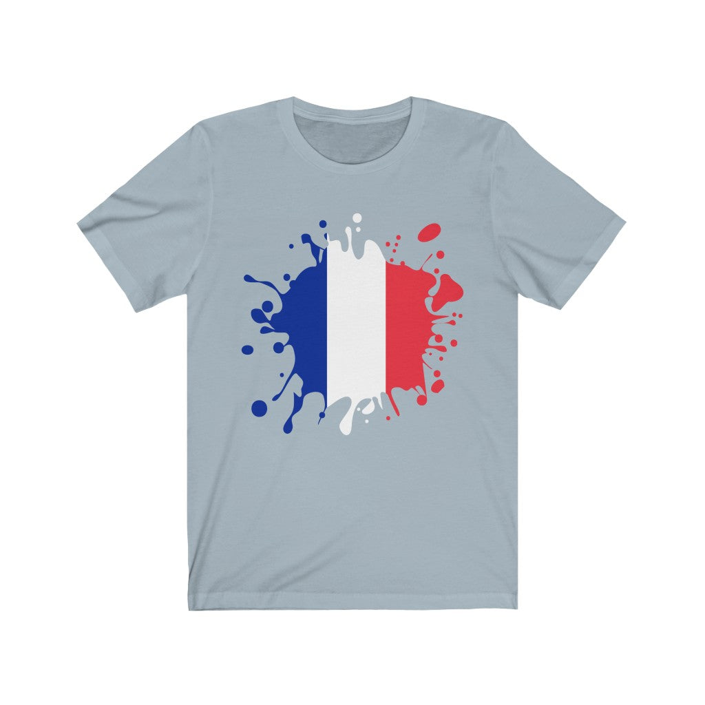 France Splat Flag Premium Tee - Unisex