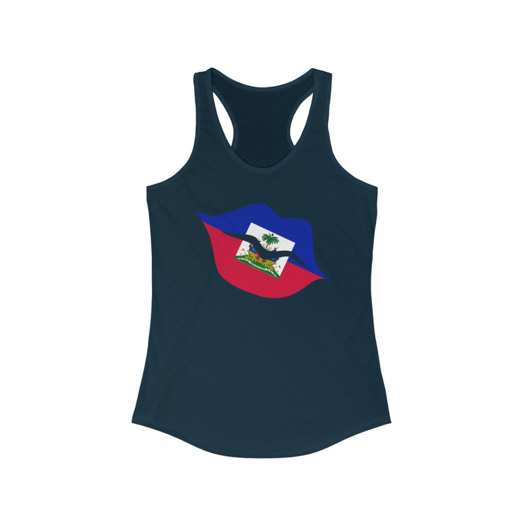 Haiti Lips Flag Tank - Women