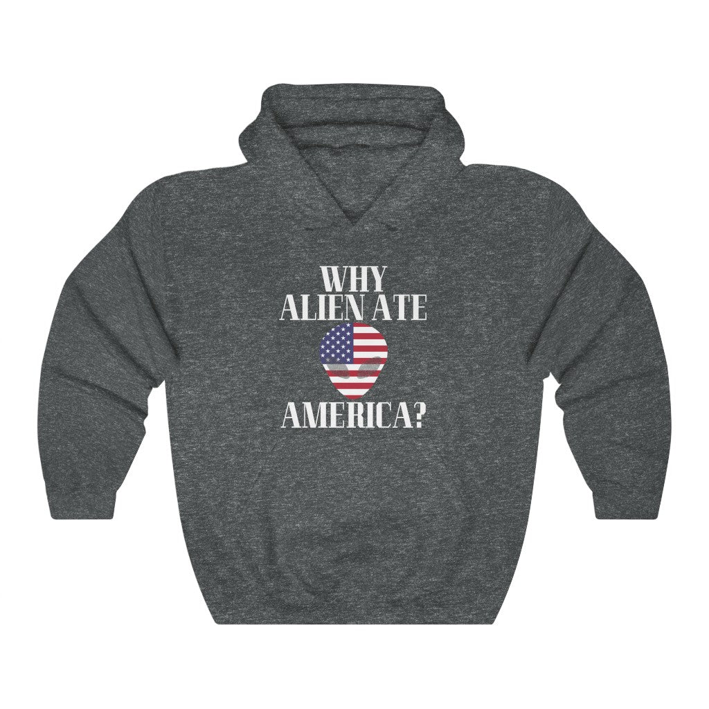 United States Alien Ate Flag Hoodie Sweatshirt 2 - Unisex