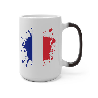 France Splat Color Changing Mug