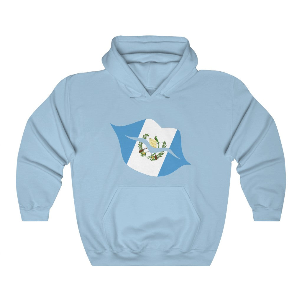 Guatemala Lips Flag Hoodie Sweatshirt - Unisex