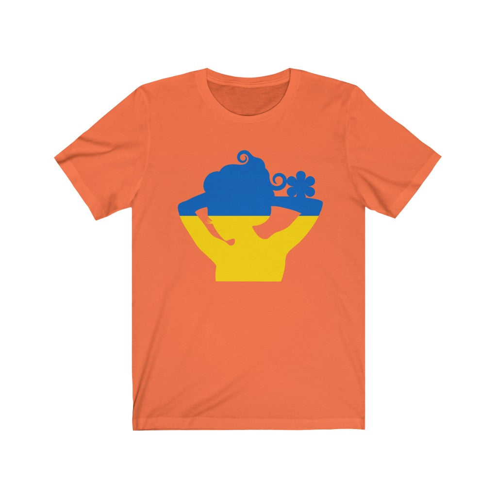 Ukraine Lady Flag Premium Tee - Unisex