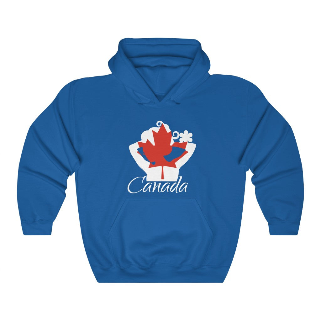 Canada Lady Flag Hoodie Sweatshirt 2 - Unisex