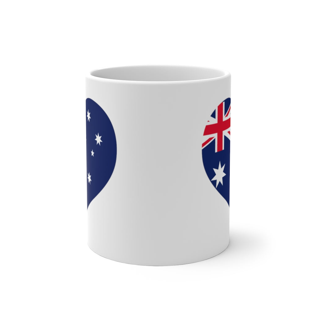 Australia Heart Color Changing Mug
