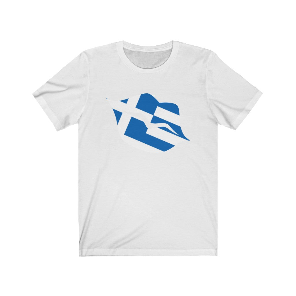 Greece Lips Flag Premium Tee - Unisex
