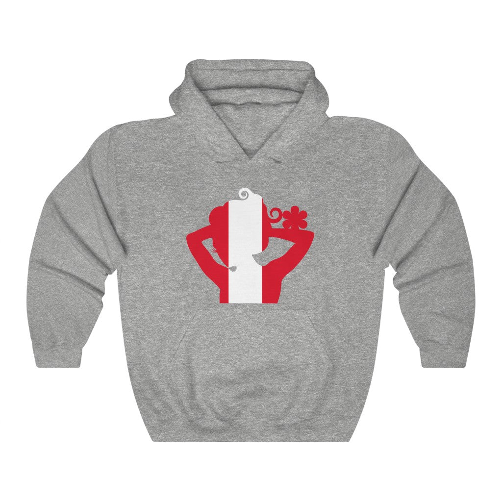 Peru Lady Flag Hoodie Sweatshirt - Unisex