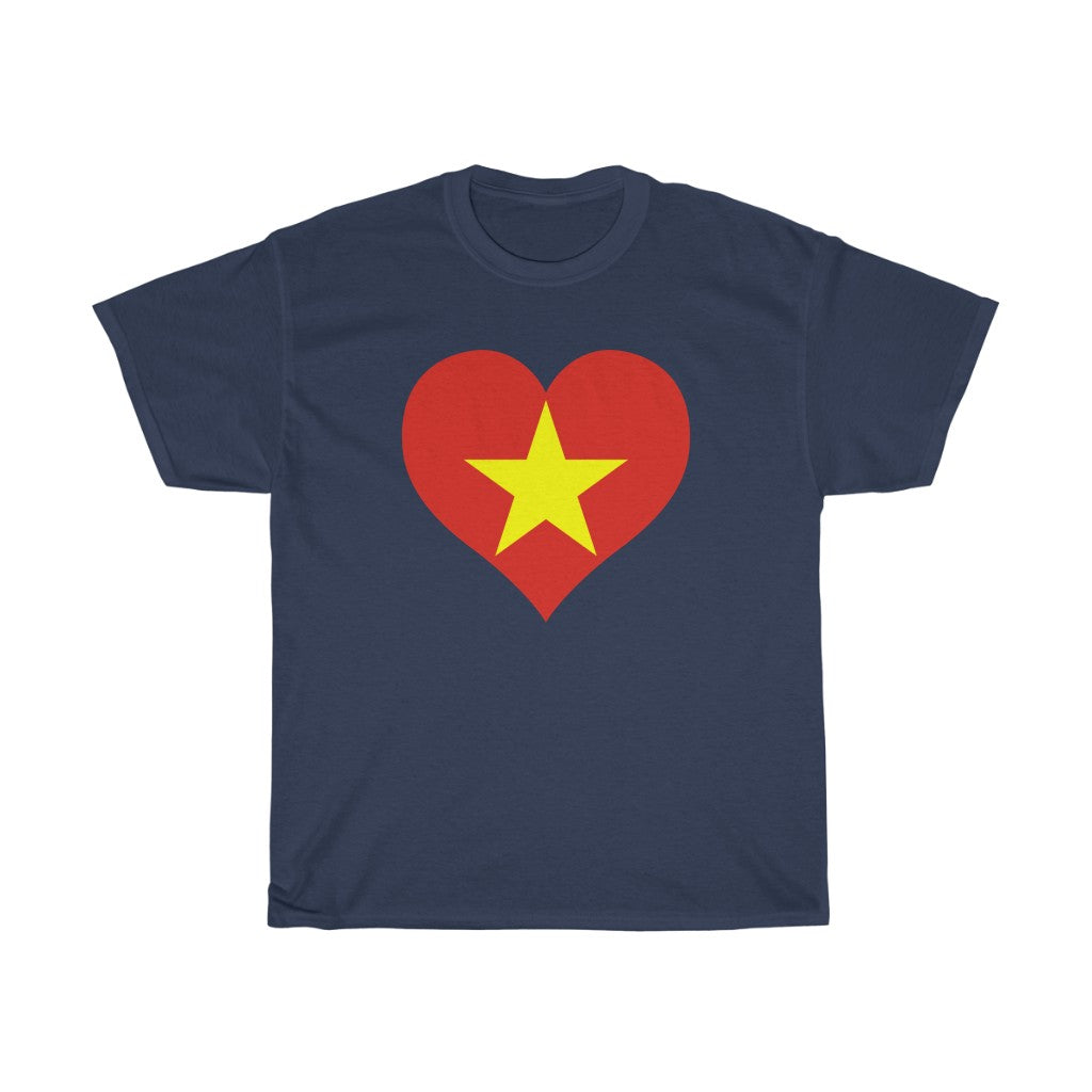 Vietnam Heart Flag Standard Tee - Unisex