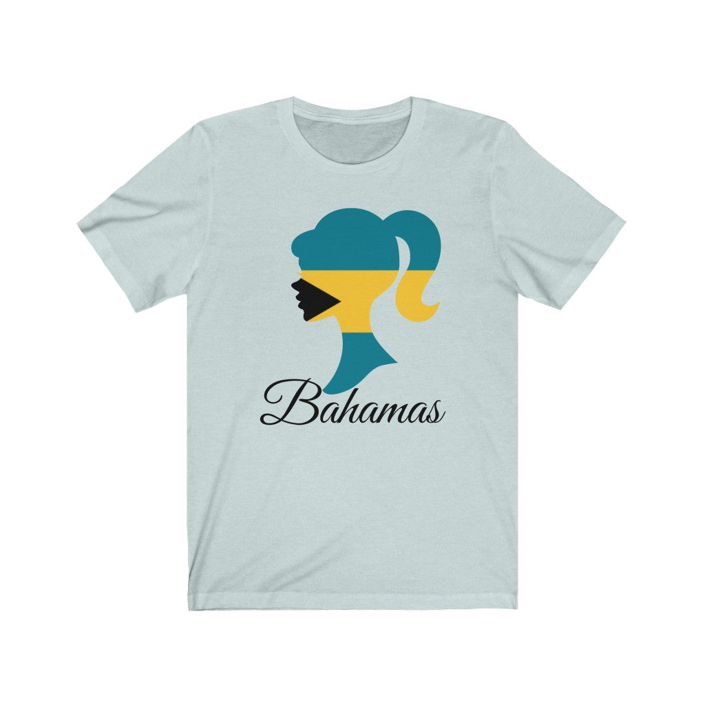Bahamas Girl Flag Premium Tee 1 - Unisex