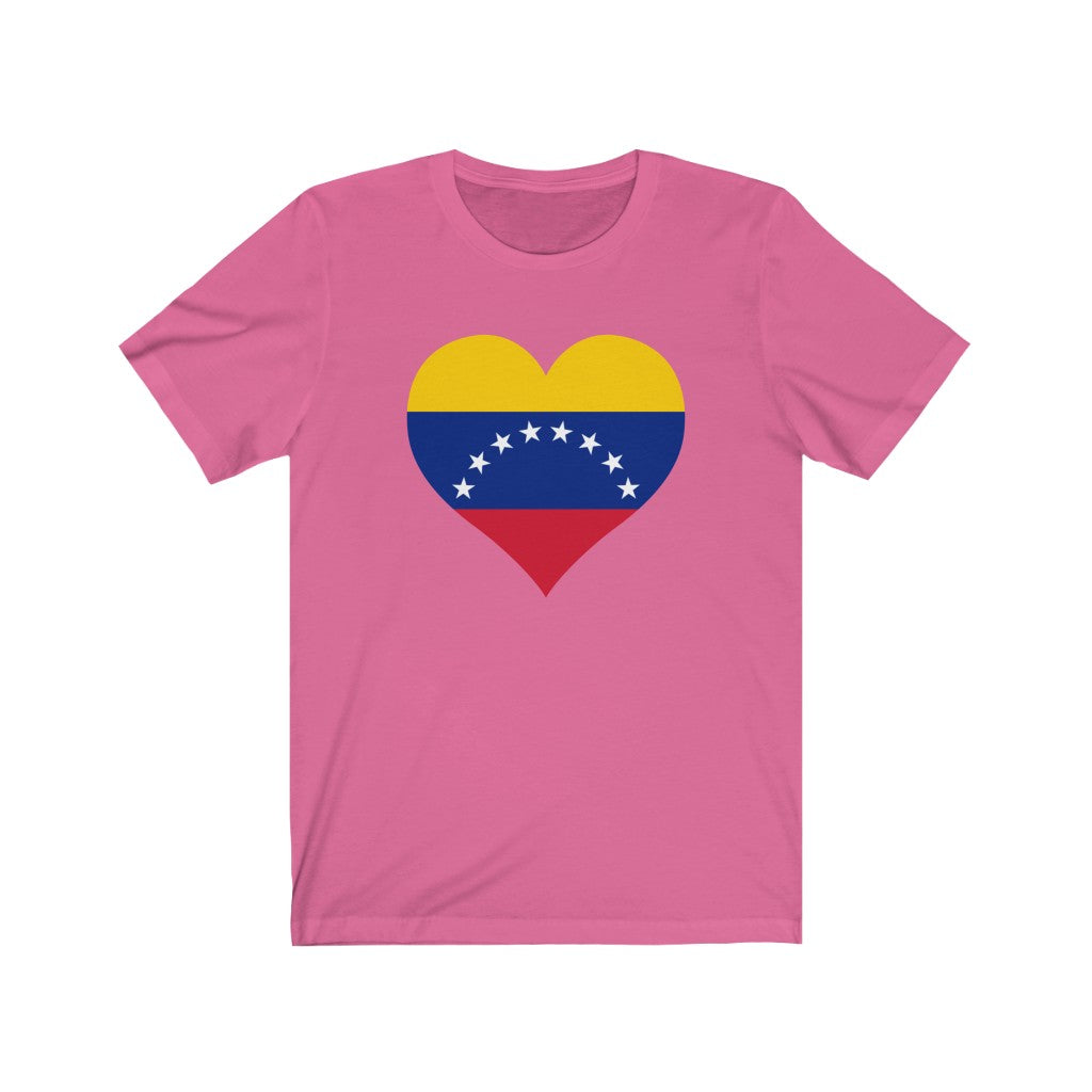Venezuela Heart Flag Premium Tee - Unisex
