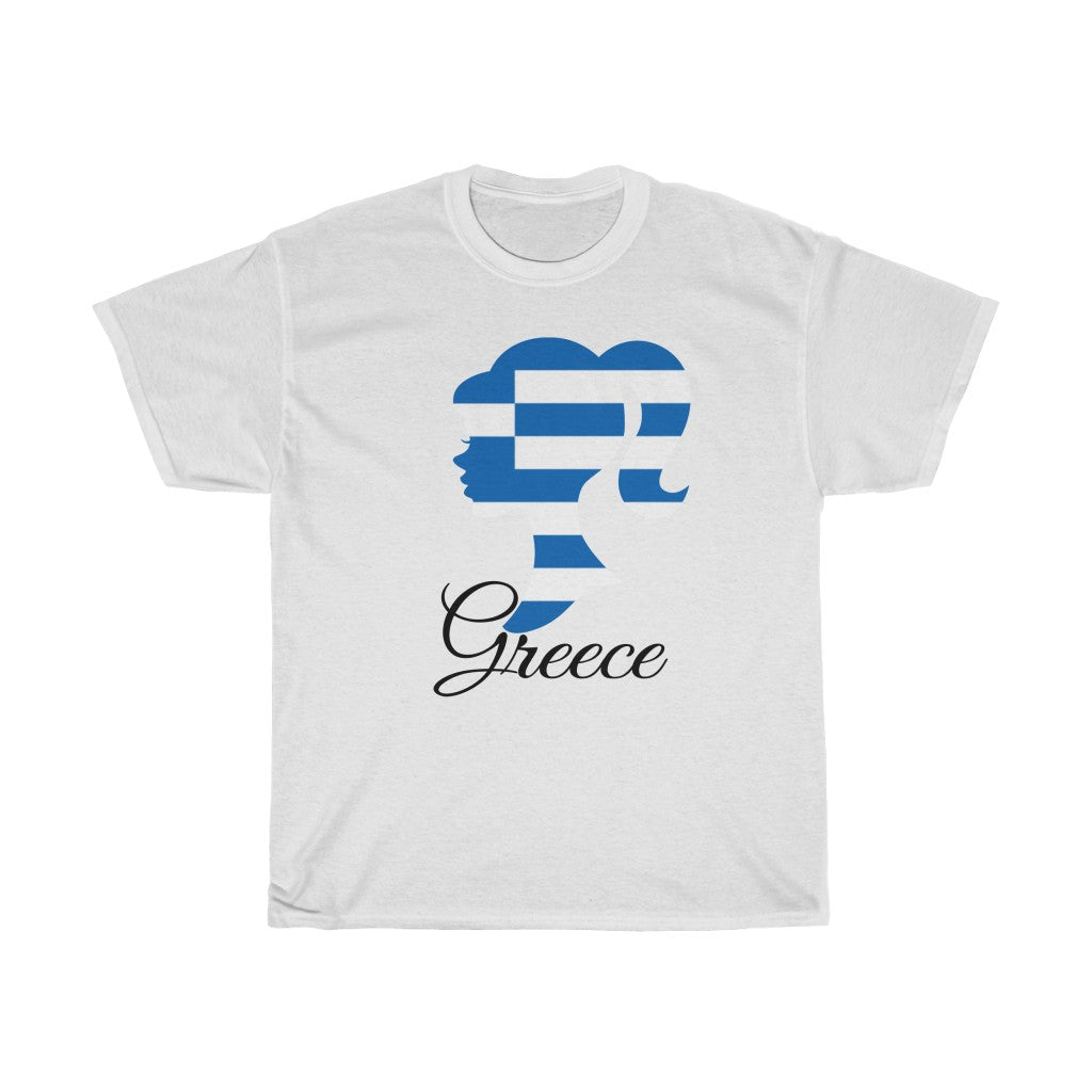 Greece Girl Flag Standard Tee 1 - Unisex
