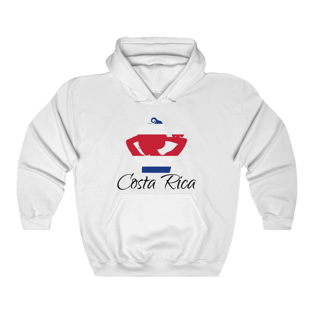 Costa Rica Lady Flag Hoodie Sweatshirt 1 - Unisex