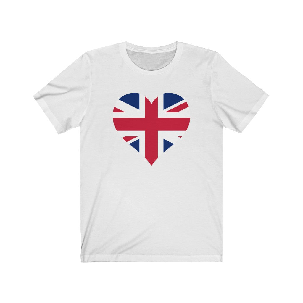 United Kingdom Heart Flag Premium Tee - Unisex