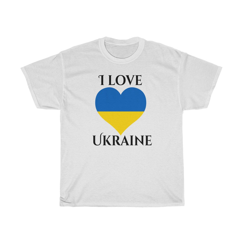 Ukraine Heart Flag Standard Tee 1 - Unisex
