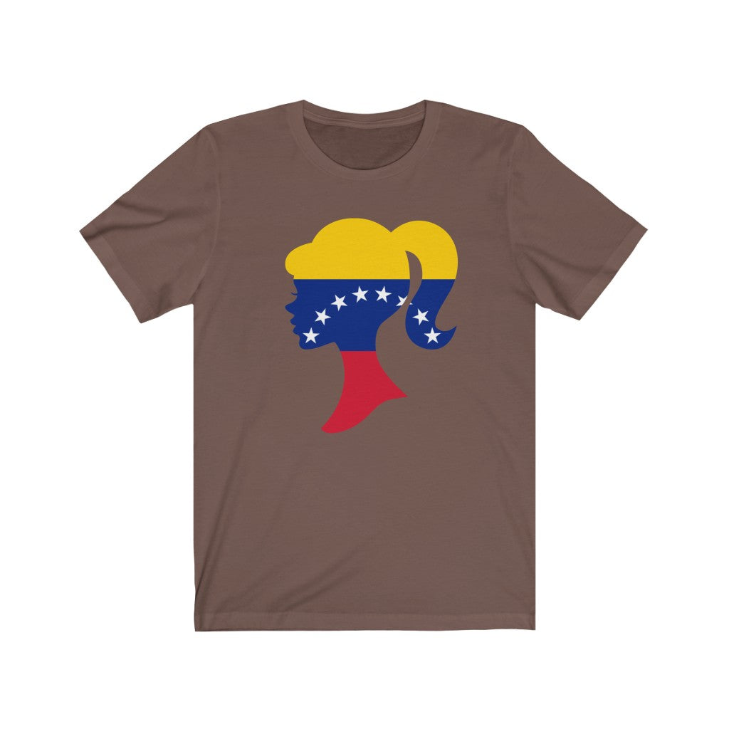 Venezuela Girl Flag Premium Tee - Unisex