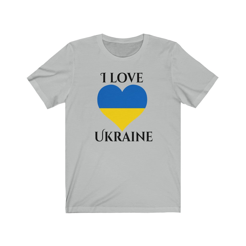Ukraine Heart Flag Premium Tee 1 - Unisex