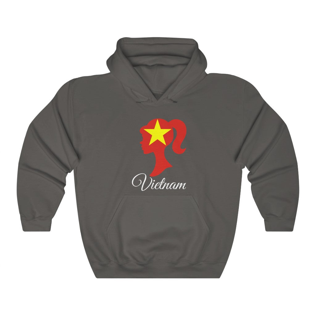 Vietnam Girl Flag Hoodie Sweatshirt 2 - Unisex