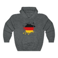 Germany Splat Flag Hoodie Sweatshirt - Unisex