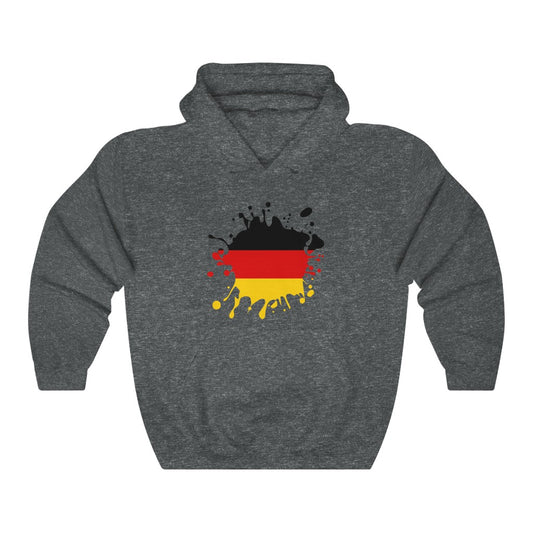 Germany Splat Flag Hoodie Sweatshirt - Unisex