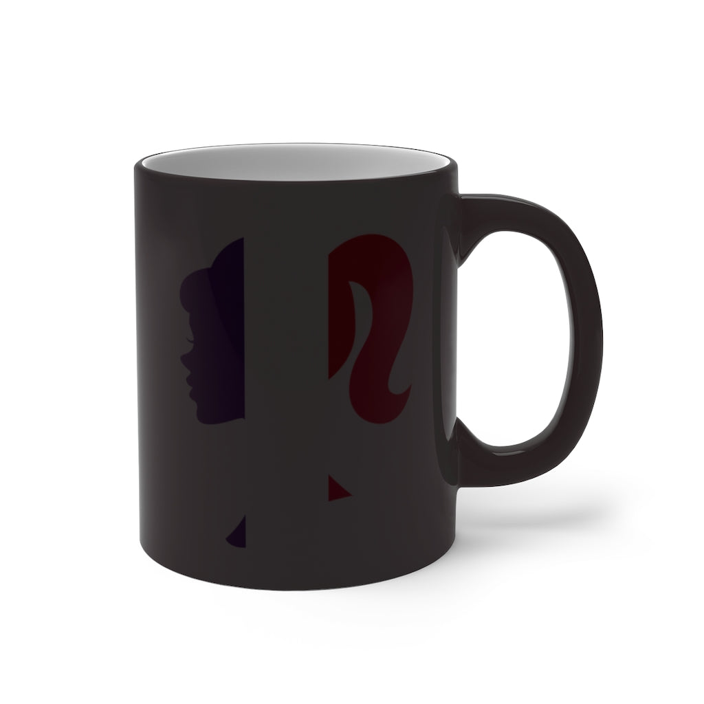 France Girl Color Changing Mug