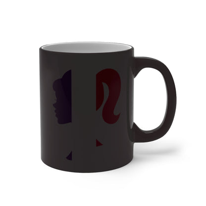 France Girl Color Changing Mug