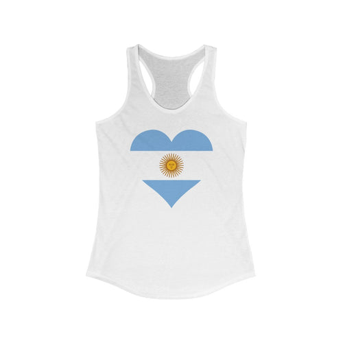 Argentina Heart Flag Tank - Women