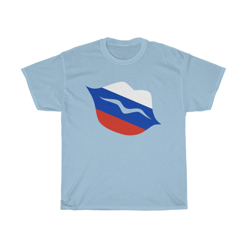 Russia Lips Flag Standard Tee - Unisex